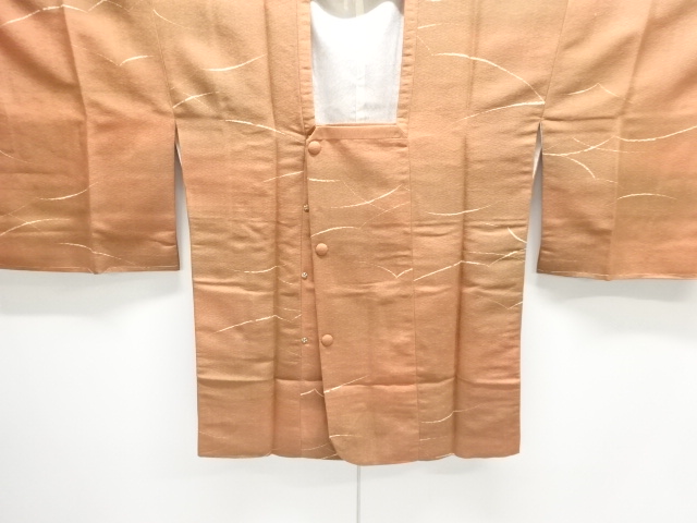 未使用品　線描き模様道行コート